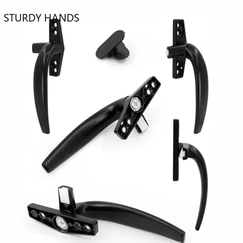 71TX door and window handle, window drive handle, inner opening and inner reversing handle, bridge cut aluminum window handle, aluminum alloy two-point lock